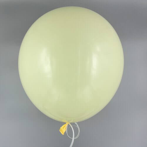Latexballon -Pastell Gelb 30 cm gefüllt mit Helium