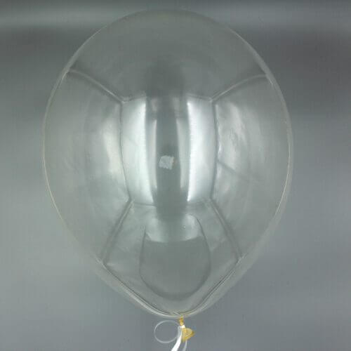 Latexballon Transparent glänzend 30 cm gefüllt mit Helium