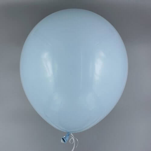 Latexballon -Pastell Grau Blau 30 cm gefüllt mit Helium