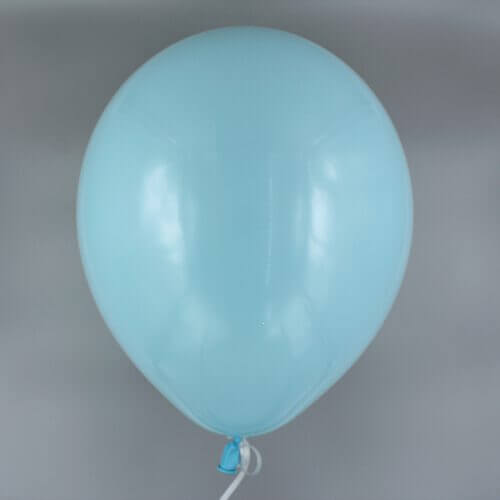 Latexballon -Pastell Blau 30 cm gefüllt mit Helium