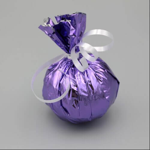 Ballongewicht Lila aus recycelten Materialien
