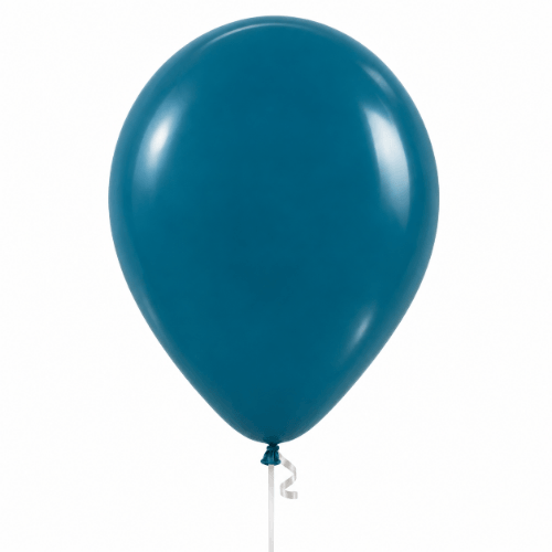 Dunkelpetrol – Latexballon 30 cm, mit Helium gefüllt