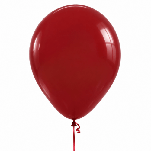 Dunkelrot – Latexballon 30 cm, mit Helium gefüllt
