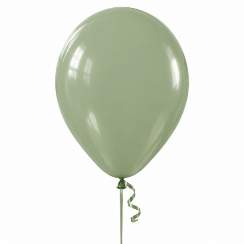 Eucalyptus – Latexballon 30 cm, mit Helium gefüllt