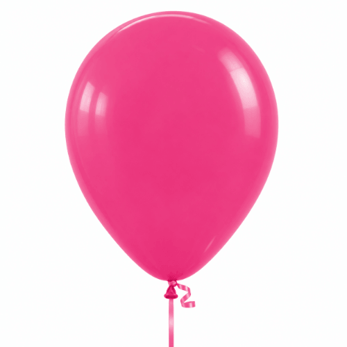 Fuchsia – Latexballon 30 cm, mit Helium gefüllt