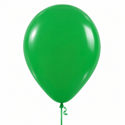 Grün – Latexballon 30 cm, mit Helium gefüllt