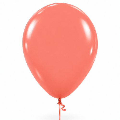 Lachs Rosa– Latexballon 30 cm, mit Helium gefüllt
