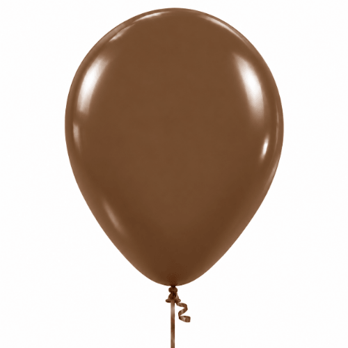 Mocha Braun – Latexballon 30 cm, mit Helium gefüllt