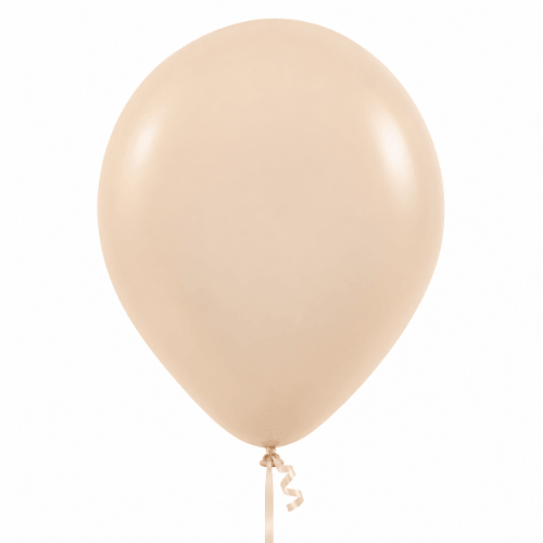 Pastell Beige – Latexballon 30 cm, mit Helium gefüllt