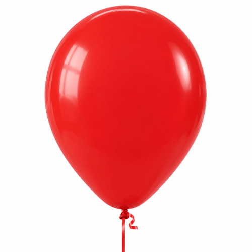 Rot – Latexballon 30 cm, mit Helium gefüllt