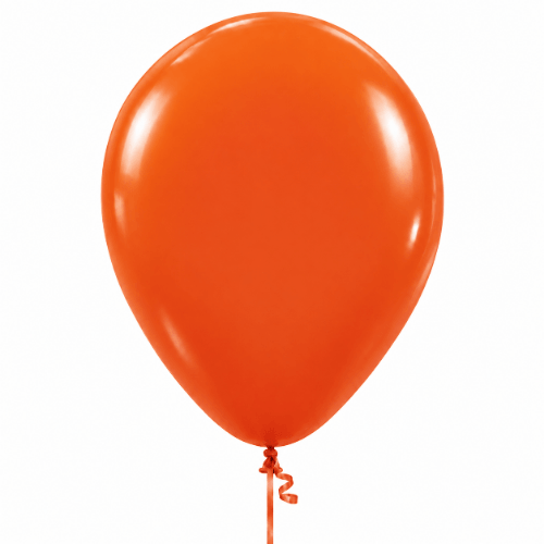 Sonnen Orange – Latexballon 30 cm, mit Helium gefüllt