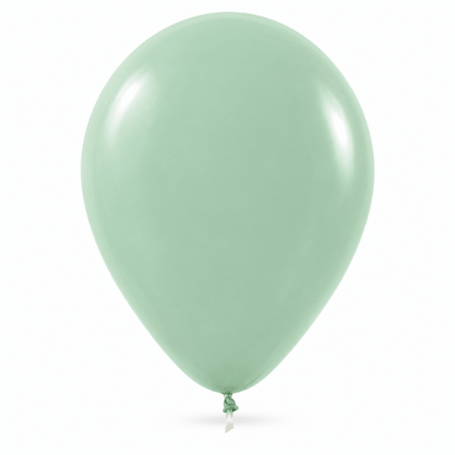 Tee Grün Vintage – Latexballon 30 cm, mit Helium gefüllt