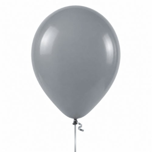 Urban Grau – Latexballon 30 cm, mit Helium gefüllt